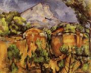 Paul Cezanne Mont Sainte-Victoire Seen from Bibemus oil painting picture wholesale